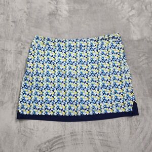 NEW EP New York Skort Women XXL Multicolor Broken Geo Print Athletic Golf Tennis